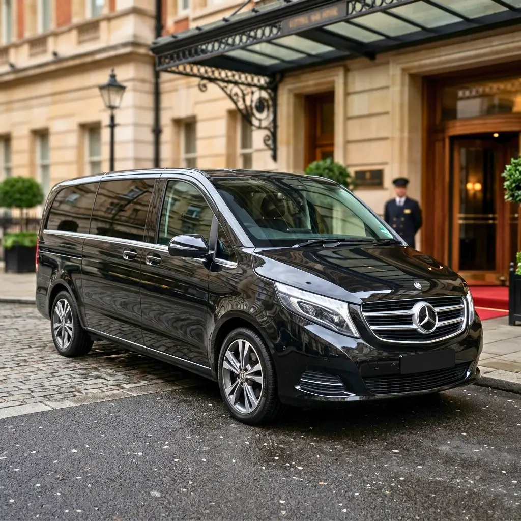 VIP Luxury limousine and passenger cabin interior