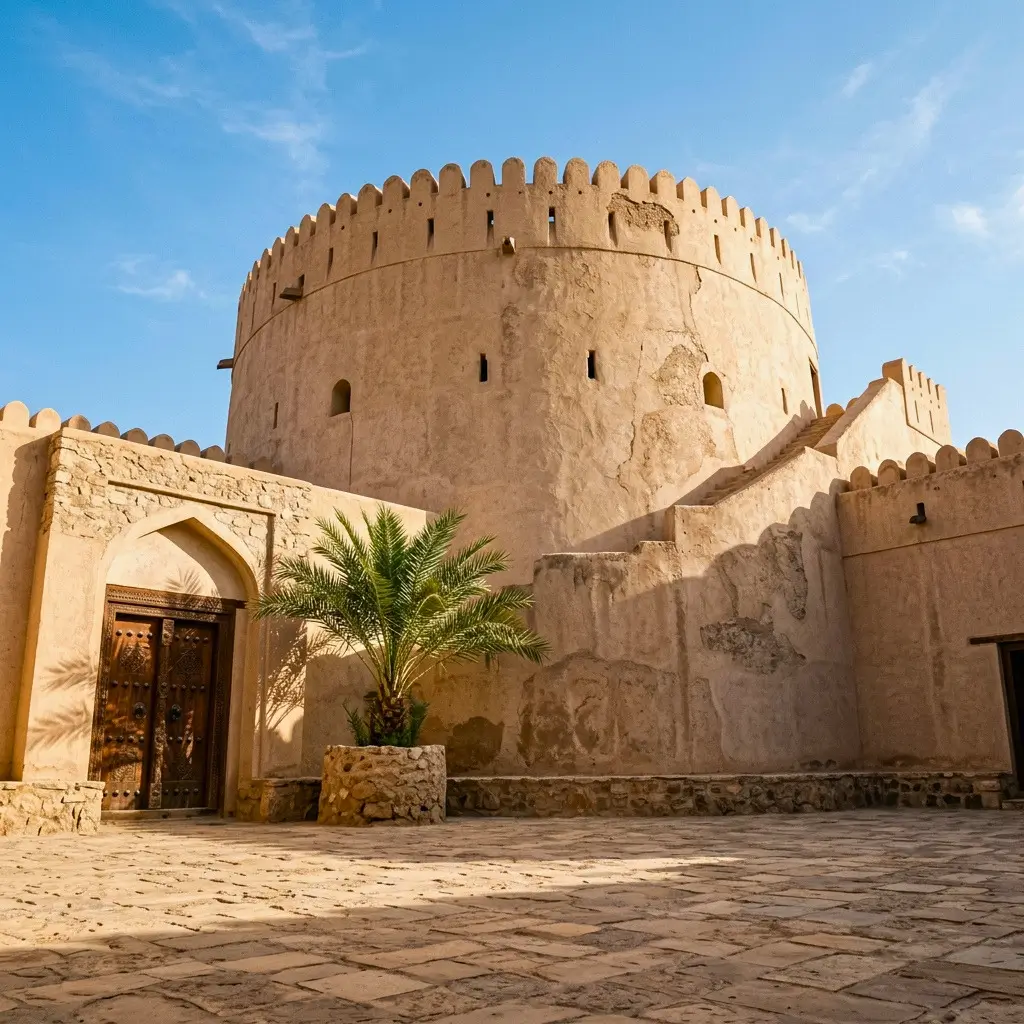 Dubai to Nizwa transfer route landscape